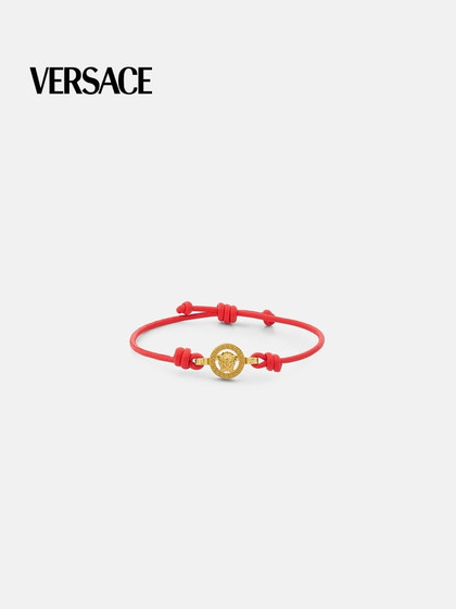Versace/Versace Medusa '95 가죽 팔찌 Versace/Versace Medusa '95 가죽 팔찌