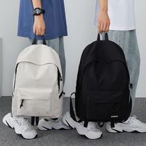 Backpack men simple school bag female junior high school students high school students leisure sports large capacity travel computer backpack