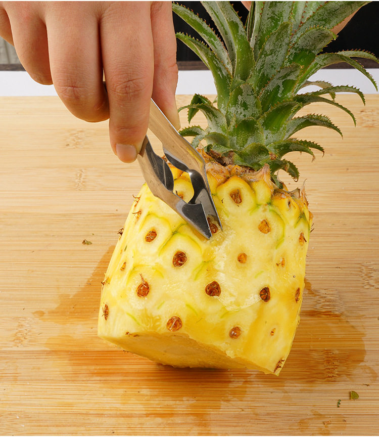 不锈钢削甘蔗皮专用菠萝刀砍甘蔗刀剥刮皮刀刨皮刀神器商用切块