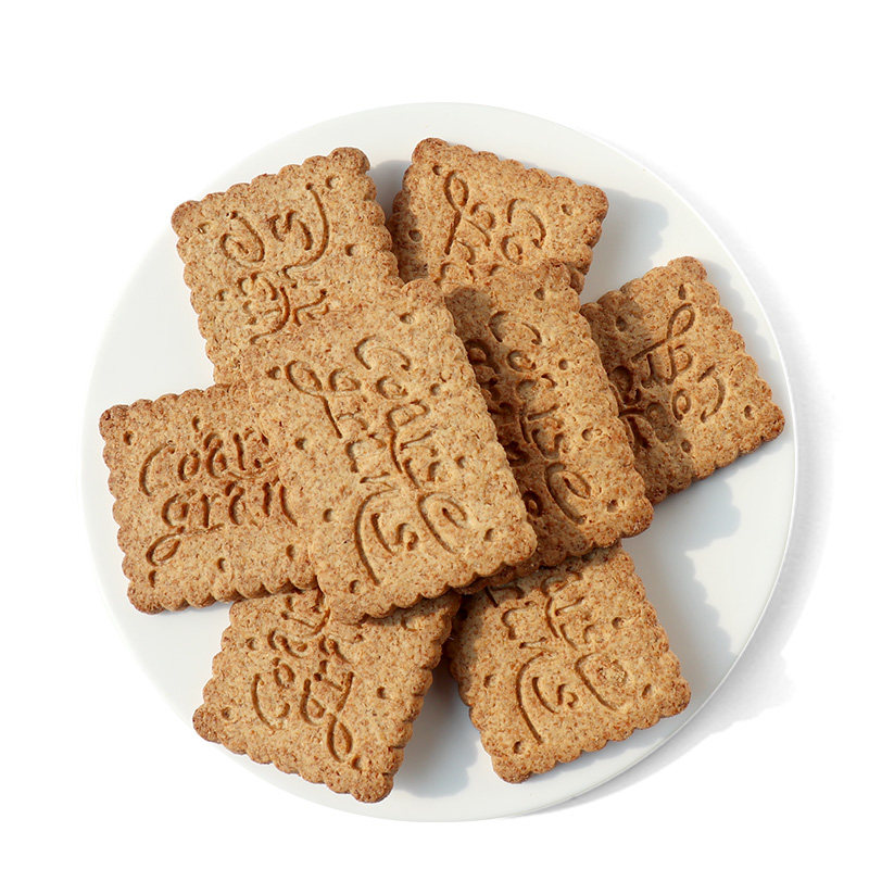 低gi500g全麦无糖代餐饼干