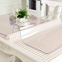 Waterproof PVC Table cloth Transparent Cover Mat Kitchen