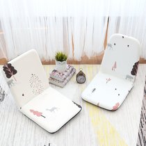 Tatami Japanese style legless backrest chair and room window bed stool dormitory lazy person without foot seat