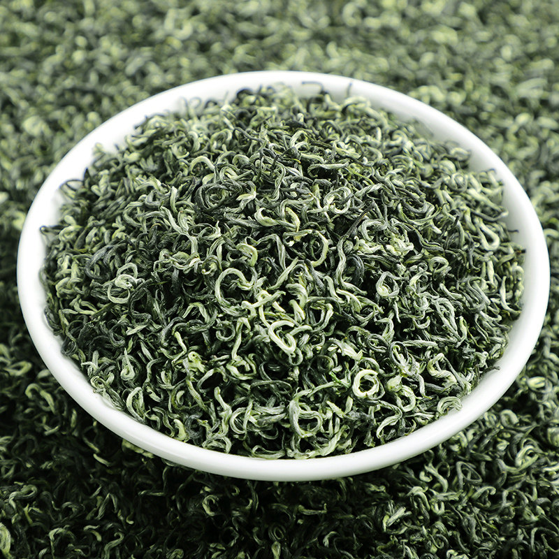 送茶具碧螺春2022新茶明前浓香型绿茶嫩芽散装花果香茶叶500g