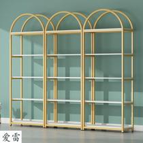 Mother & Baby Shop Shelf Shelves Golden Beauty Salon Display Cabinet Multilayer Cosmetics Shop Exhibition Cabinet Multifunction