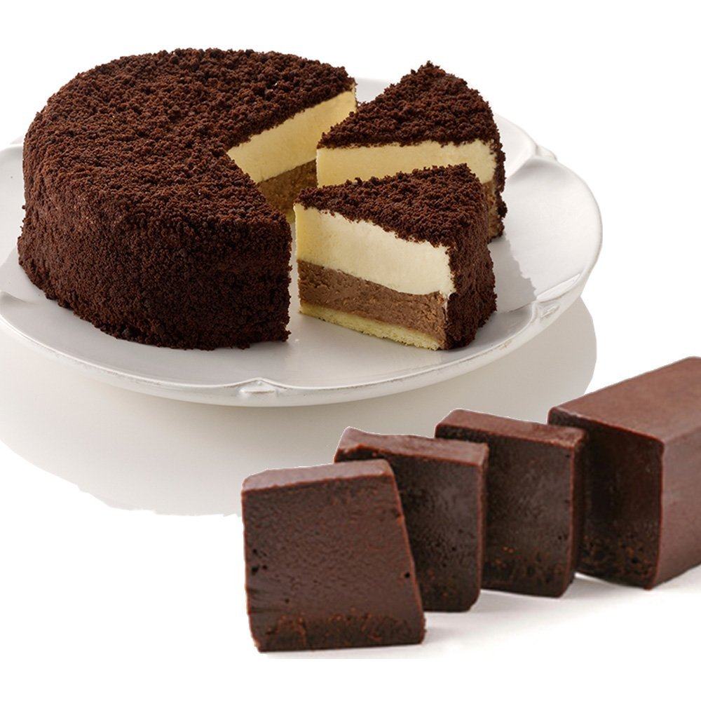 日本北海道 letao 限定 可可巧克力浓郁双层乳酪芝士蛋糕