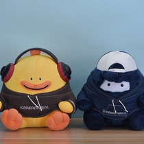 Hair Suede Toy Doll Holding Pillow Birthday Gift Girl Budoll Cute Sleeping Bed Cartoon Doll Mesh Red