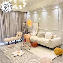 Three thousand gold 2021 New curtain full blackout bedroom flannel living room study simple atmosphere light luxury finished curtain