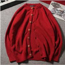 The extreme of reboots the sea listens to Lei Wu Xie Zhu Yilong the same sweater orange sweater jacket cardigan male orange