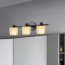 Perforated Led Mirror Front Light Nordic Minimalist Toilet Bathroom Mirror Cabinet Light Dresser Dresser Makeup Mirror Sublamp Waterproof