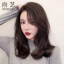 Wig womens long hair natural full head set Big Wave Full real hair long curly hair fashion natural short hair wig set