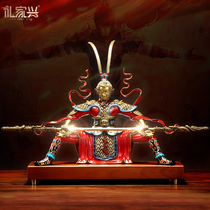 Qitian Grand St. Sun Wuqi Swing Piece Pure Copper Handicraft All Copper Home Living Room Wine Cabinet Xuanguan Office Adornment