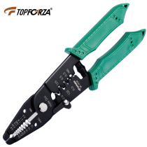 Tuo volt sharp precision exfoliating pliers import multifunction 7-fit 1 cut and exfoliating press pliers high precision electric cable stripper