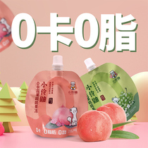 Little skunk flower fruit suction frozen 0 card 0 fat 0 sucrose Konjac jelly Konjac coconut fruit pudding zero card snack