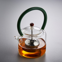 Girder pot Tea set Large boiling teapot Household transparent glass Girder pot lifting cold water set Xinyu Handmade