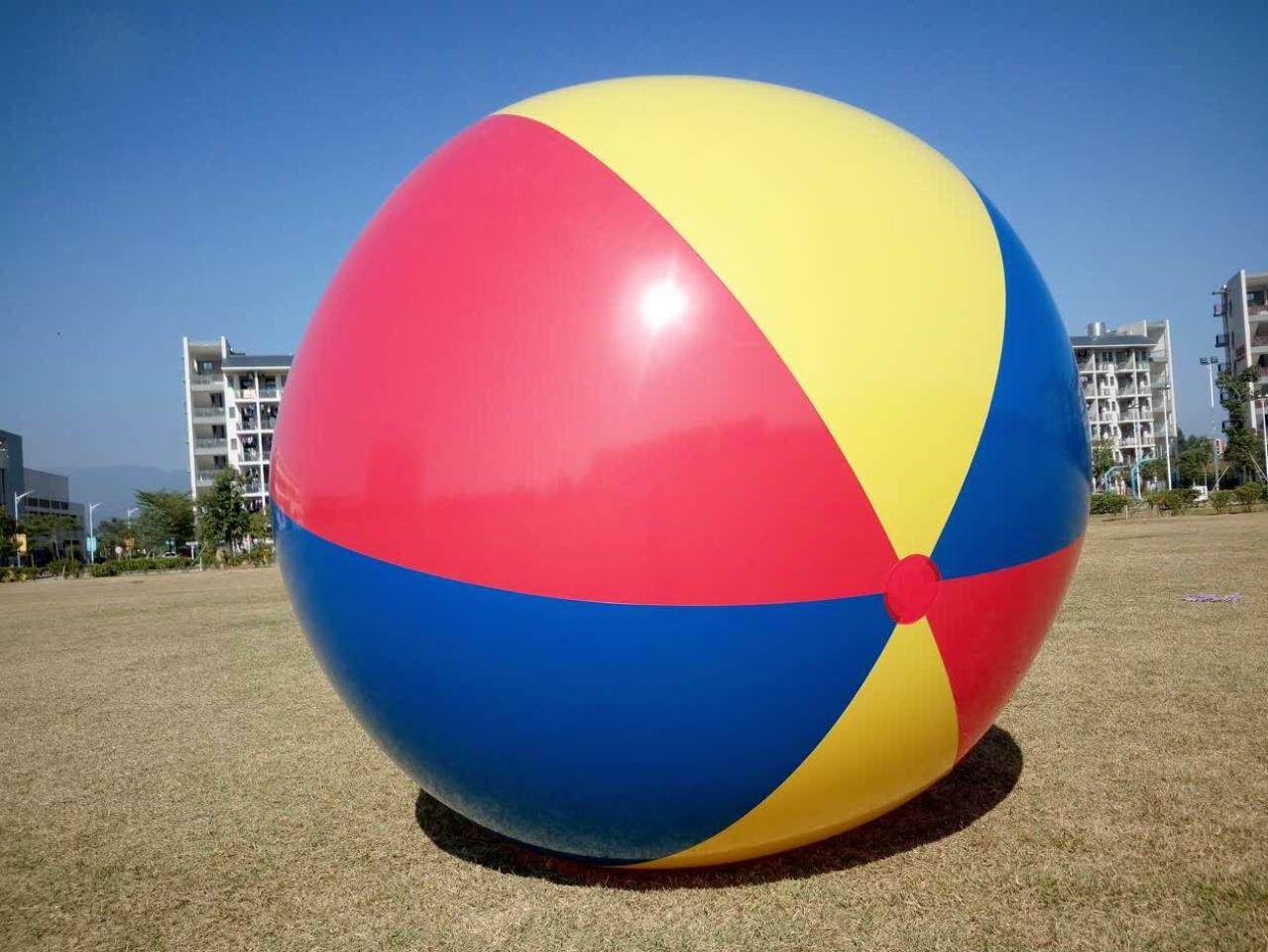充气超大沙滩球戏水球亲子游戏大球户外广场充气水球