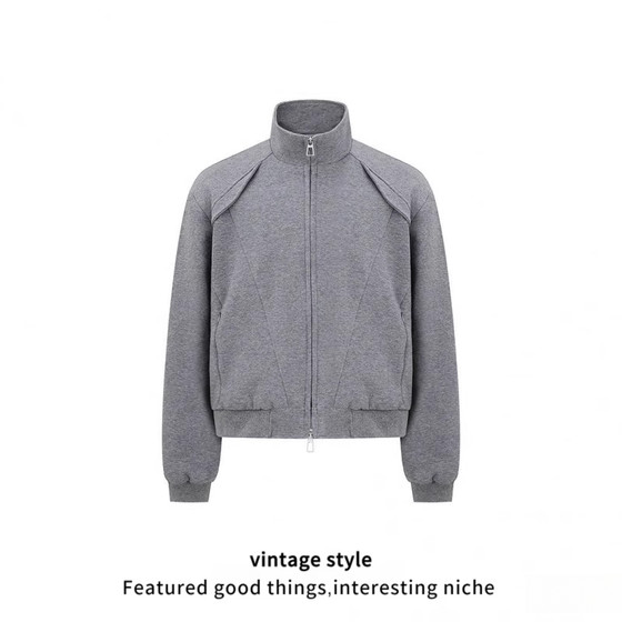 Couple trendy autumn new American retro simple loose design jacket jacket fashionable versatile and high-end
Couple trendy autumn new American retro simple loose design jacket jacket fashionable versatile and high-end