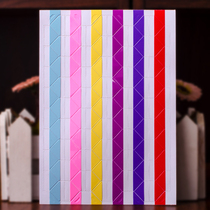 DIY handmade album photo fixed decoration tool 1 piece 102 corner stickers Childrens growth manual production materials