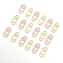 Heart Mini Paperclip Small Cute Heart Stationery Bookmark Hand Account Decorative Paperclip Paperclip Customized Logo