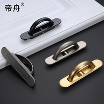 The secret handle on the tatami invisible embedded Japanese rotating floor bed cover special handle hidden embedded