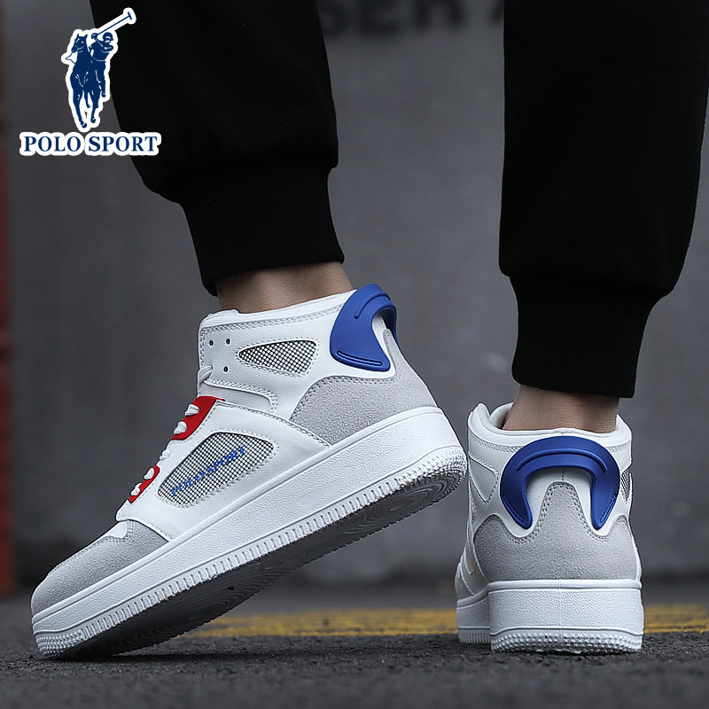 polosport男鞋秋冬季2020新款韩版潮流运动休闲板鞋时尚百搭潮鞋