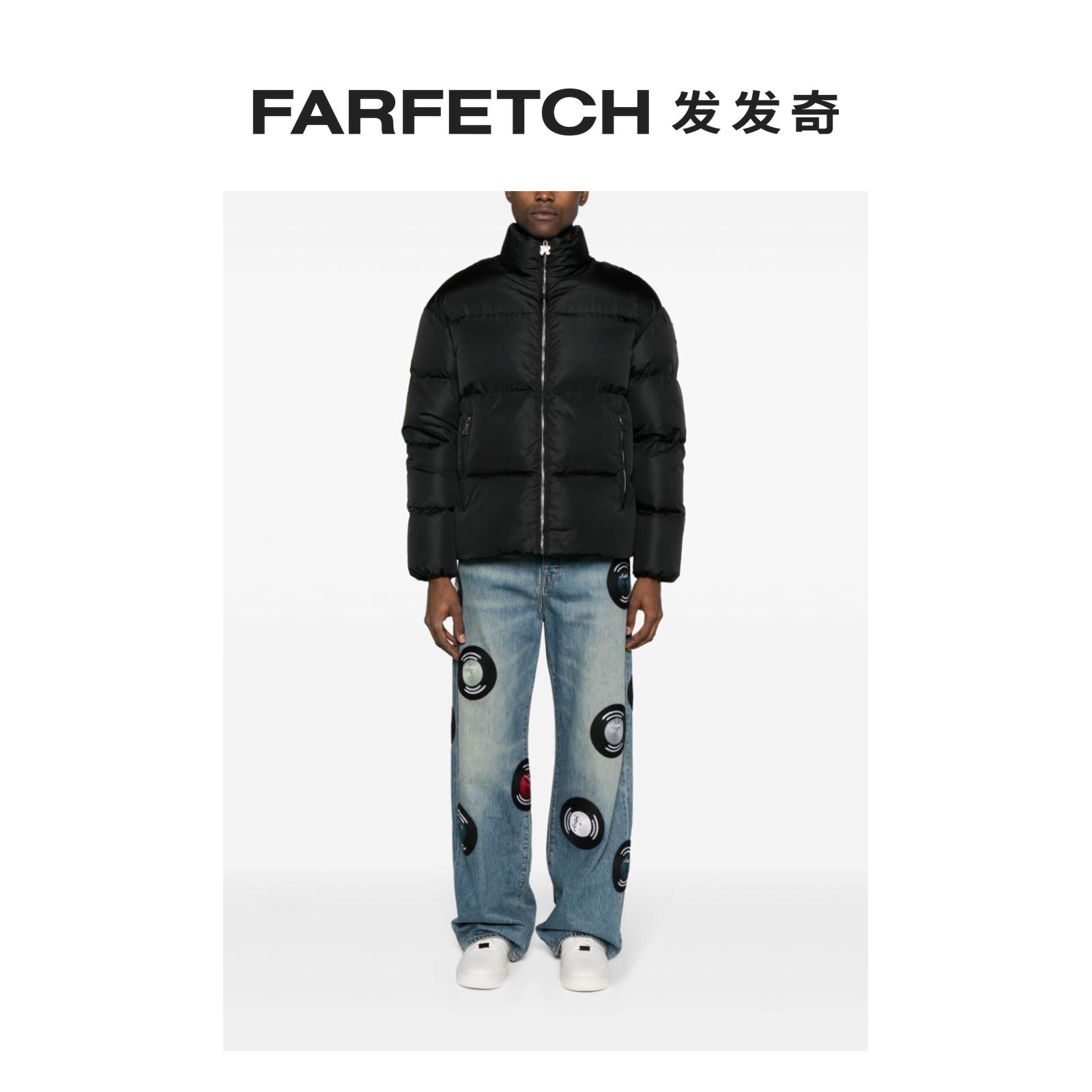 Palm Angels men quilted ski jacket FARFETCH Fat Chic-Taobao
