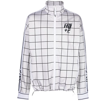 Haider Ackermann mens logo printed plaid jacket FARFETCH