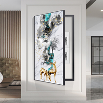 Large size meter box decorative painting modern simple vertical switch box blocking wall painting distribution box switch box hanging picture