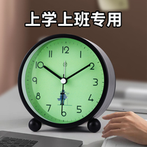 Small alarm clock for students with childrens boys 2021 new smart desktop clock bedroom bedside wake-up artifact alarm