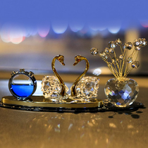 Crystal Swan On-board Perfume Pendulum Upscale Interior Control Desk Trim Accessories Car Fragrant Lavender Red Goddess