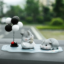 Car pendulum ins nets Red cute Mouse creative hamster Car cart Decorative In-car Supplies Goddess Deposit