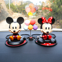 Car Interior Pendulum goddess Fancy Cartoon Cute Mitch Minnie on-board medium control desk decoration for car pint