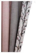 2021 new high-grade jacquard color curtain custom bedroom window villa with blackout curtain fabric finished yarn