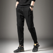 Tide brand 2021 loose casual Haren pants mens large size new autumn and winter Joker sports pants