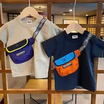 Boy compassionate 2021 new summer children short sleeve T-shirt boy half sleeve Korean version of fashion male baby blouses