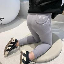 Girl Beats Bottom Pants 2021 Summer Models New Children Dress Pants Woman Baby Foreign Air Korean Version Long Pants Spring Autumn Outwear