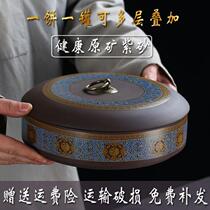 Tea collection box and teacake storage tank multi-layer tea cans ceramic moisture-proof Pu-yu tea cake cans white tea cans