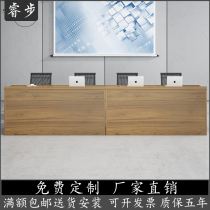 Chairmans speech platform board-style venue leaders podium simple modern conference training reception room presiding table podium