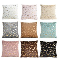 Decorative Cushion Cover Fur Feather Home Plush Pillow Case