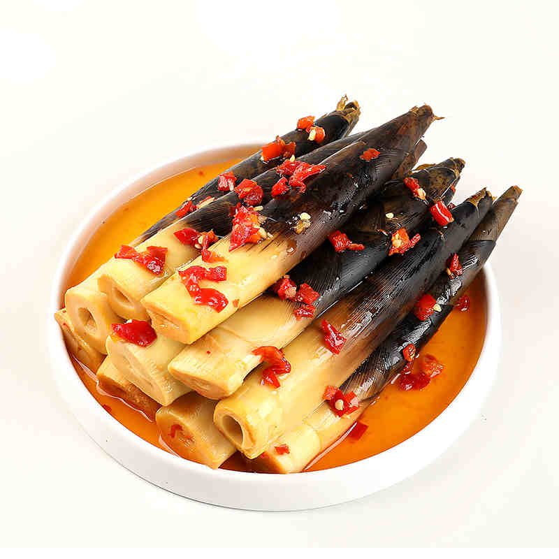 网红手剥笋开袋即食泡椒味500g