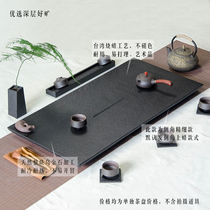 Natural Urgin Stone Tea Tray Minimalist Stone Tea Set Kit Whole Home Size Number Black Stone Head Tea Totray Tea Table