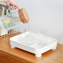 Tea Tray Home Light Lavish Modern Minima Tea Set 2021 New Release Tea Cup Drain Small Tea Table Rectangular Tea Tray