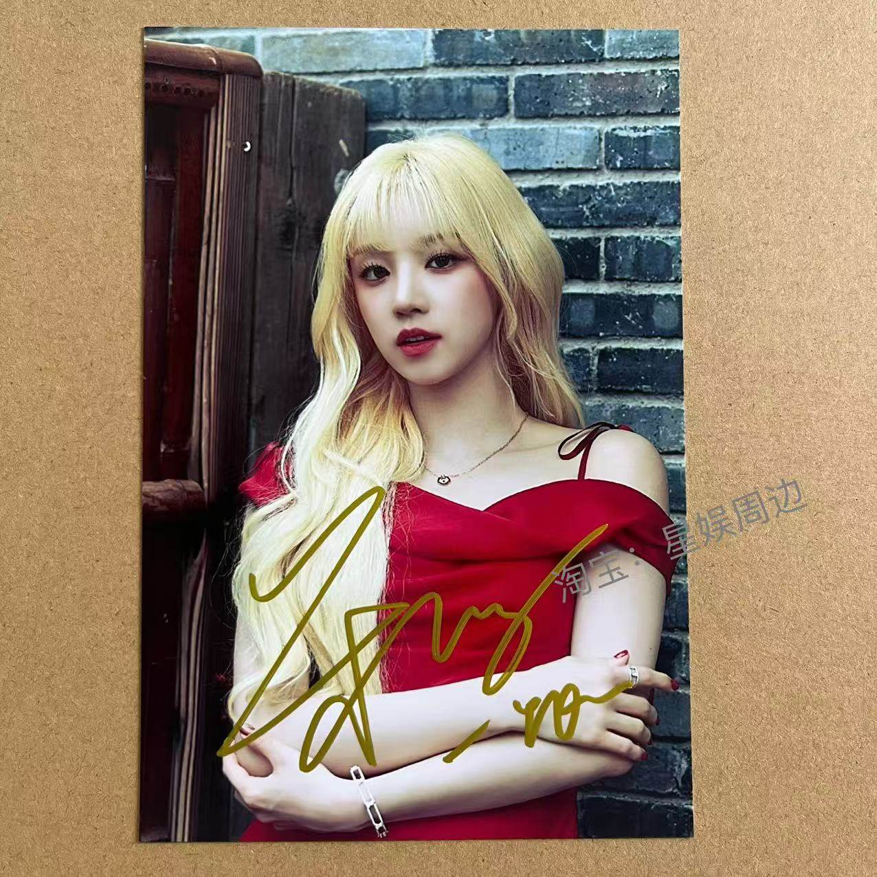 宋雨琦亲笔签名照周边商品包含拍立得与小卡团签款式选择