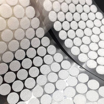 Round double-sided adhesive velcro fixed adhesive adhesive hook and loop tape Ultra-thin self-adhesive diy kindergarten manual no trace transparent