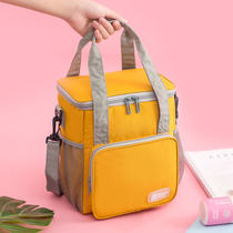 Insulated lunch box bag aluminum foil thickened office worker with Rice Bag tote bag large capacity rice bucket Hand bag lunch bag