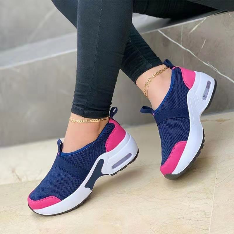 Women's shoes spring flying woven elastic bandage decora (20549:418624880:size:39;1627207:28338:Color classification:blue)