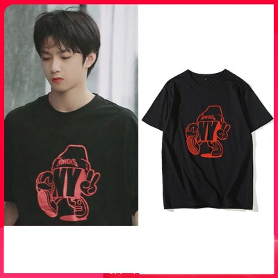 时代少年团同款刘耀文同款t恤上衣短袖宽松粉丝应援服学生韩版女