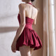 yuyou yoyomeat 발레 스타일 섹시한 꽃 새싹 스커트 홀터 넥 백 스포츠 드레스 Quick Drying Fitness Tennis Skirt yuyou yoyomeat 발레 스타일 섹시한 꽃 새싹 스커트 홀터 넥 백 스포츠 드레스 Quick Drying Fitness Tennis Skirt