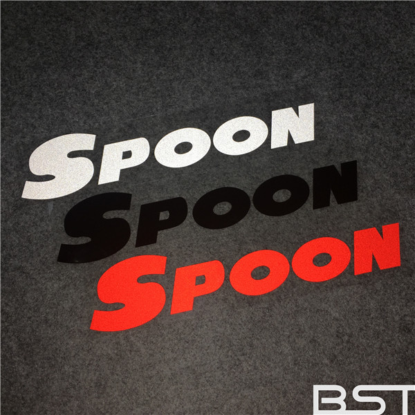 honda本田spoon改装贴纸fit新飞度civic新思域gk5汽车贴纸