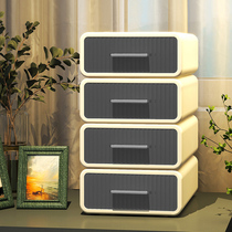 Desktop storage box light luxury drawer type home dormitory desk sundries cosmetics dust-proof finishing box storage box