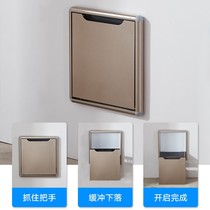 Folding shoe stool wall-mounted Nordic style home door creative folding entry light luxury style small porch